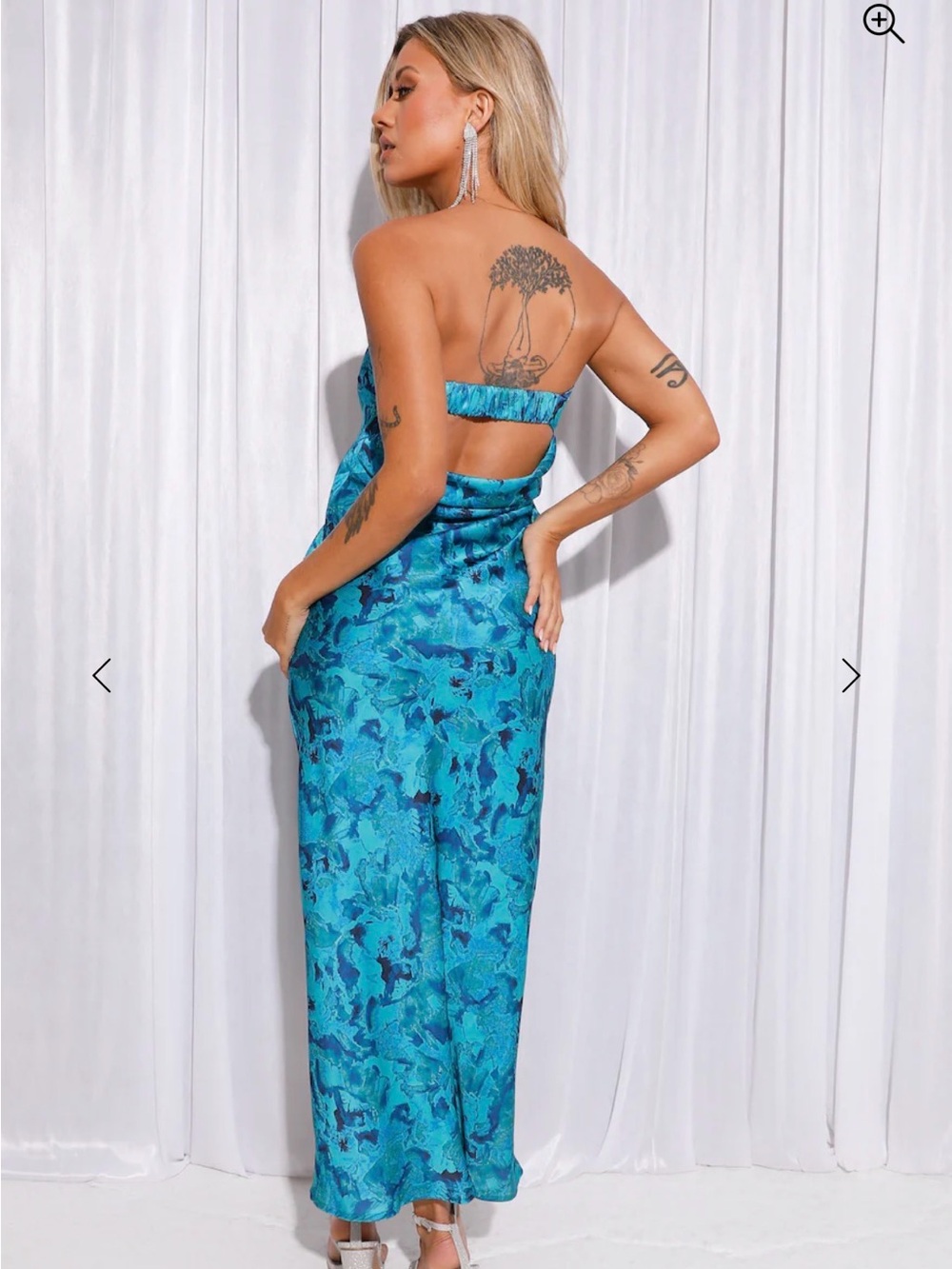 Hello Molly Highway to Heaven Maxi Dress Blue Green (Size 6) LIKE NEW - Picture 3 of 12